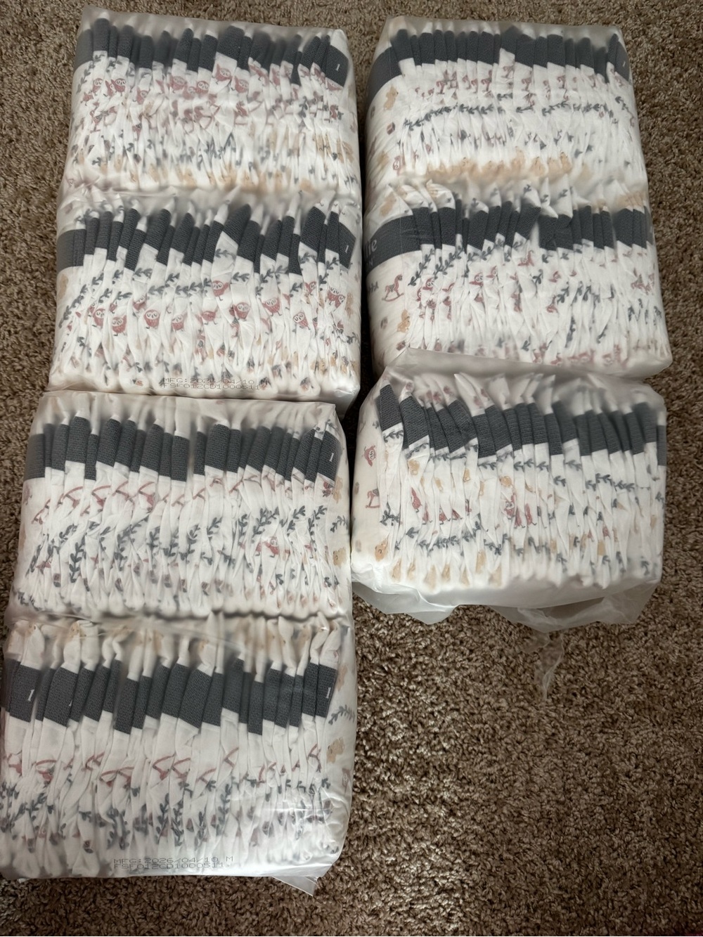 Millie Moon Size 1 Diapers 140 Count